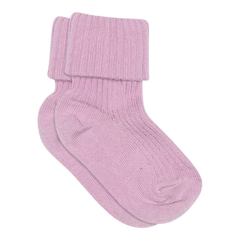 MP Denmark | Cotton rib baby socks - Lupine