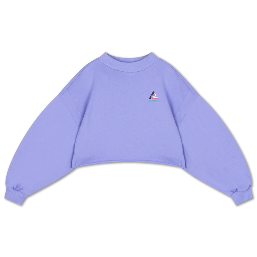 Repose Ams | Crop heart sweater | Glacier bloom