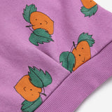 Bobo Choses  |Tangerine all over cropped sweatshirt