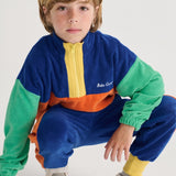 Bobo Choses | Color block zipped sweatshirt