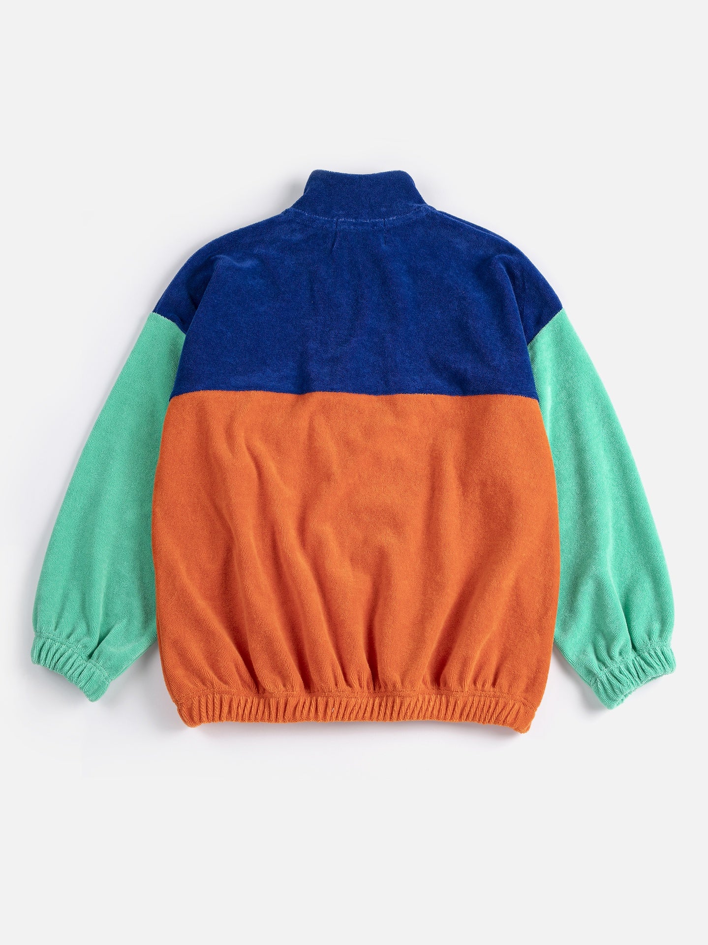 Bobo Choses | Color block zipped sweatshirt