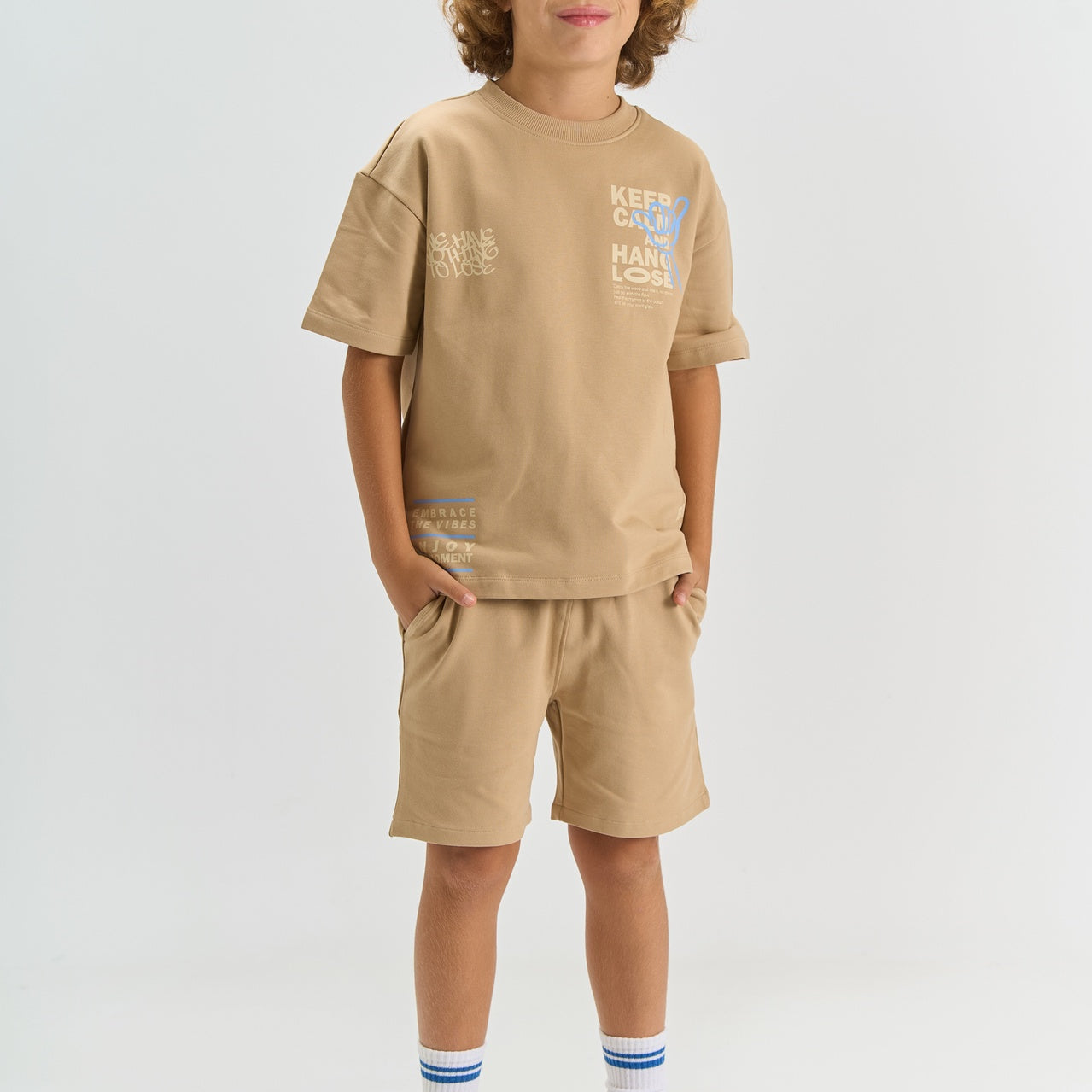 The New | Titus sweat shorts humus