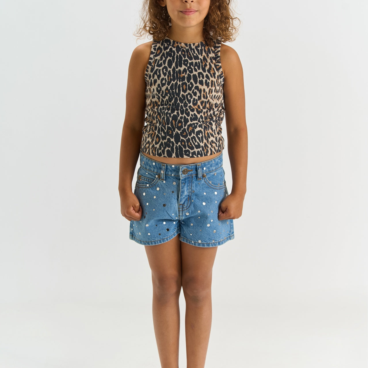 The New | Romina regular fit denim shorts