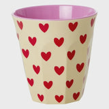 Rice | Melamine cup - Heart creme