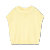 Repose Ams | Knit boxy top soft yellow
