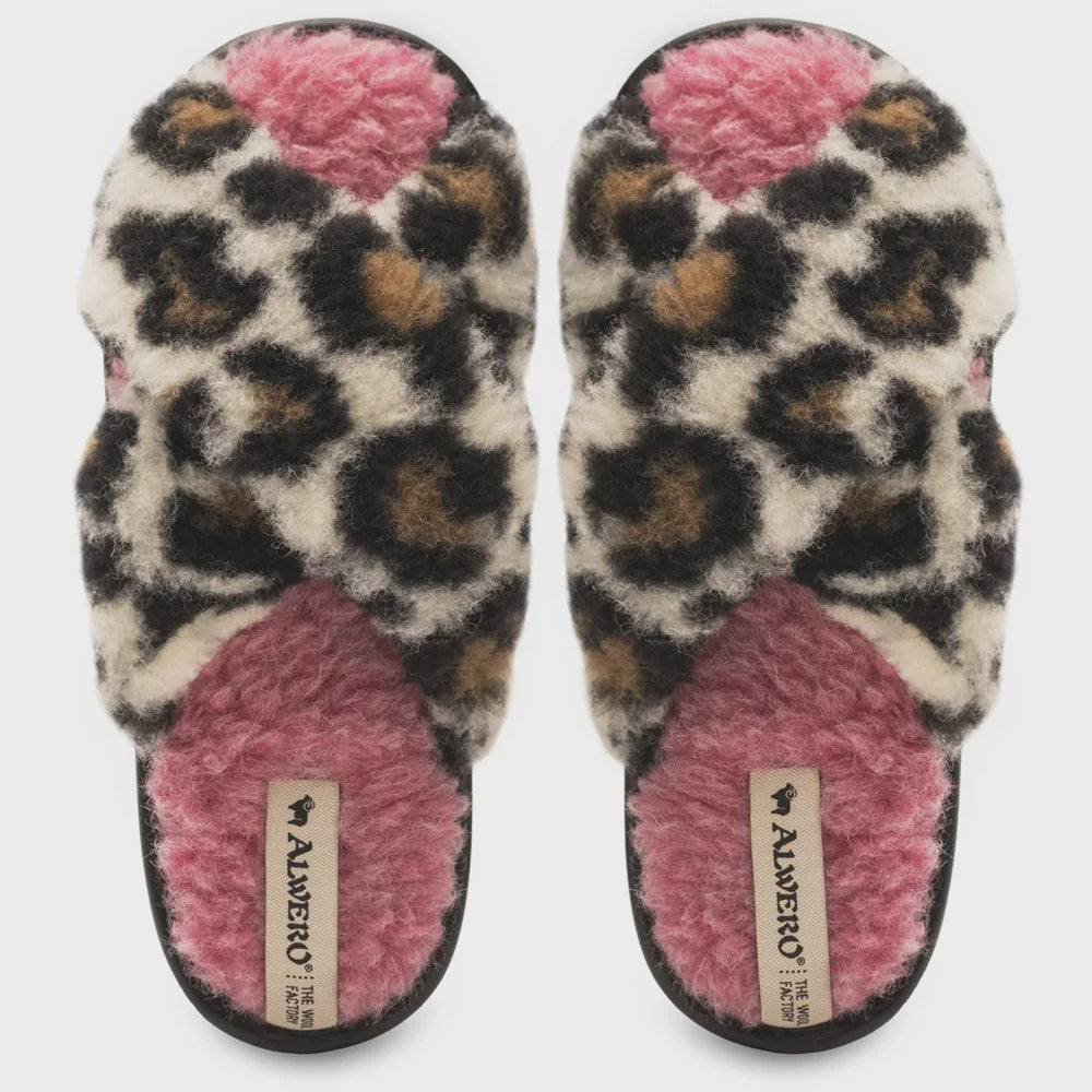 Alwero | Sloffen Twenn X | Leopard pink