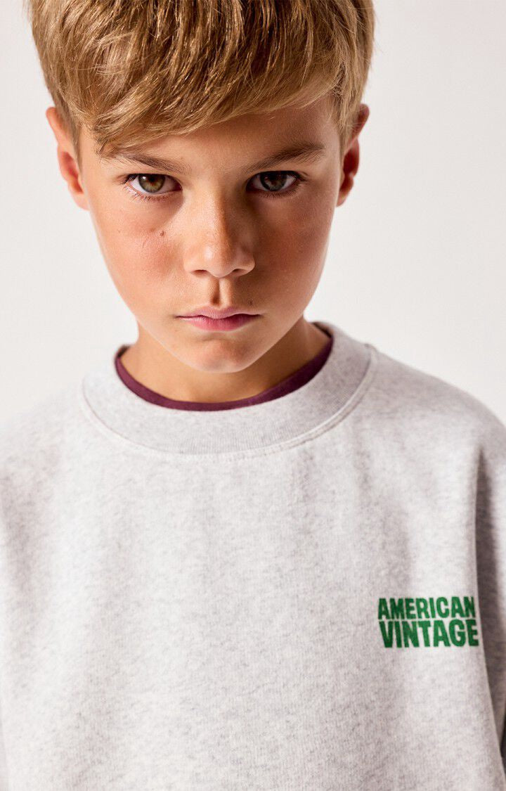 American Vintage | Baptown Sweater | heather grey