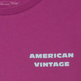 American Vintage | Fizvalley T-shirt | jus de raisin vintage