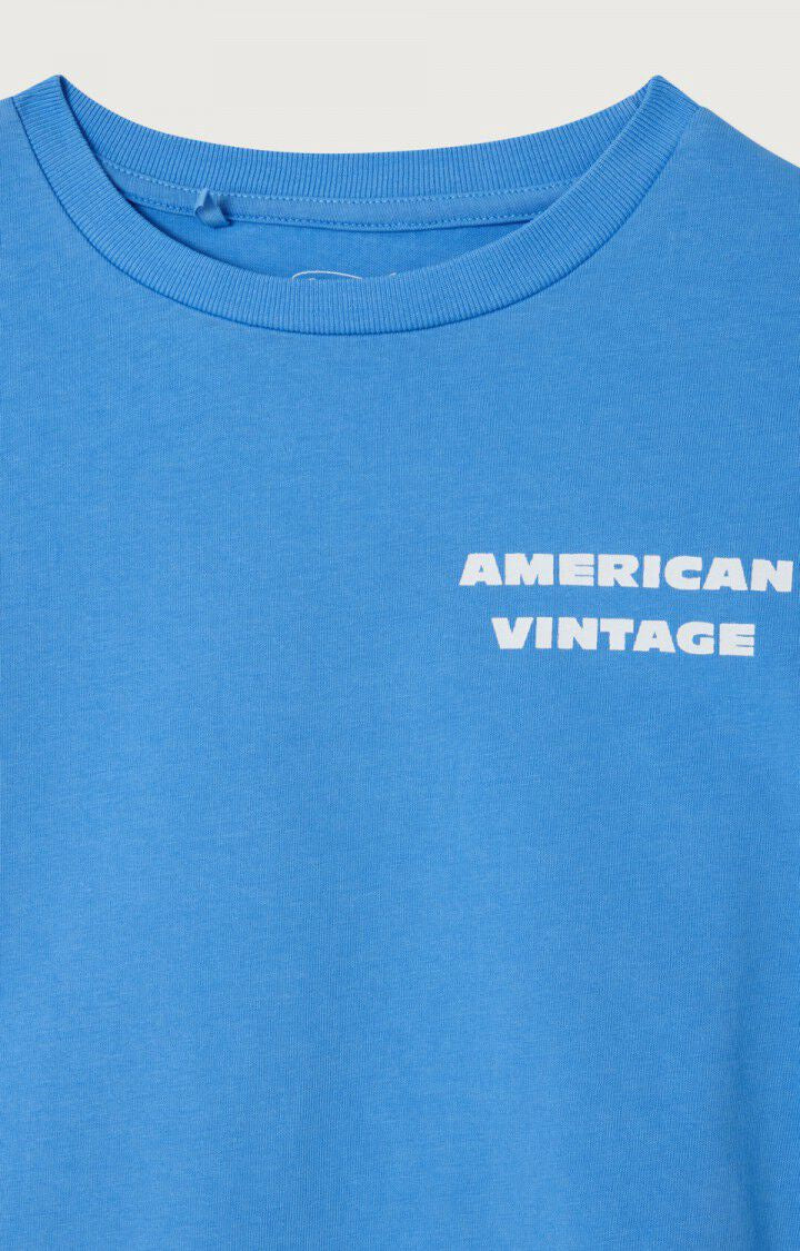 American Vintage | Fizvalley t-shirt celeste vintage