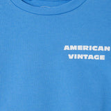American Vintage | Fizvalley t-shirt celeste vintage