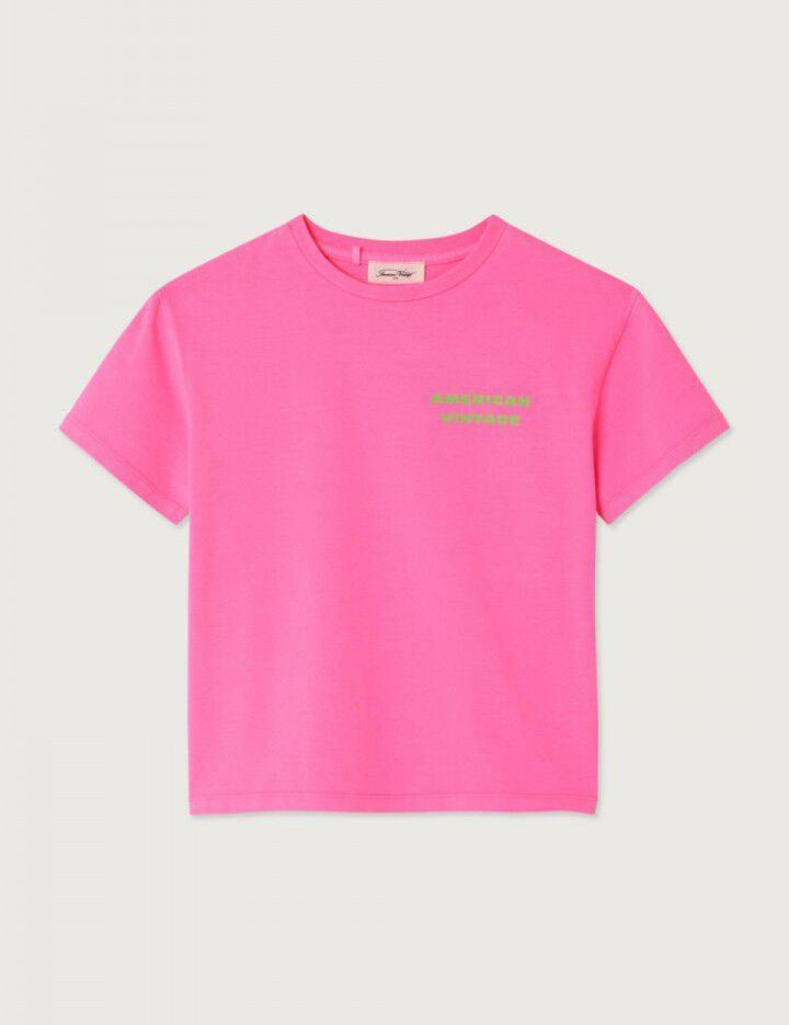 American Vintage | Fizvalley t-shirt rose fluo