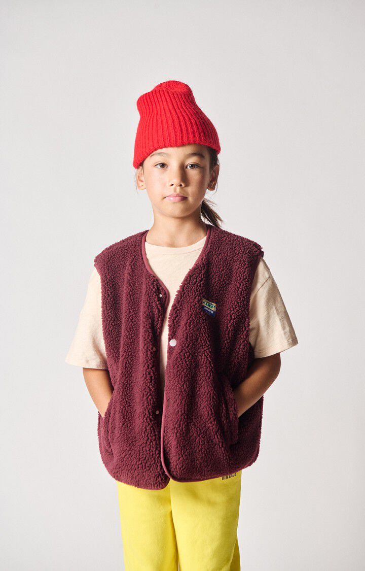 American Vintage | Hoktown Vest | bordeaux chine (pre-order nu!)