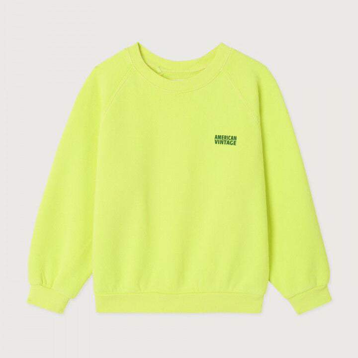 American Vintage | Izubird Sweater | citron fluo