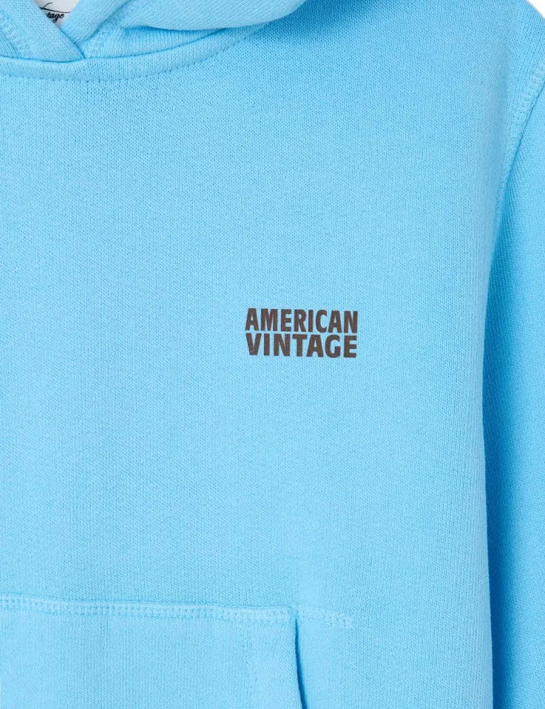 American Vintage | Izubird hoodie bleu ciel vintage