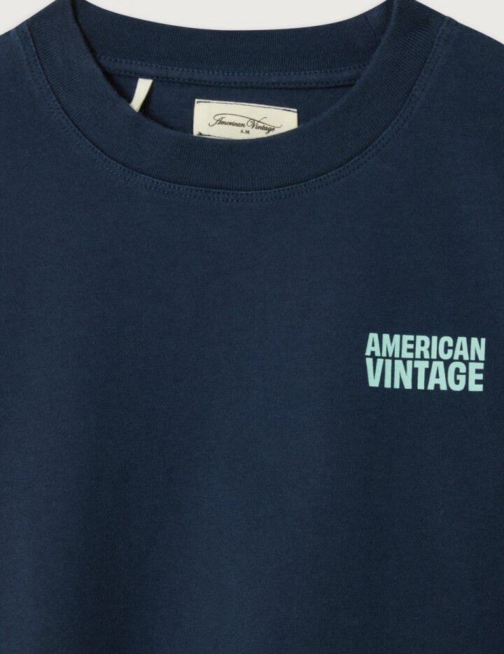 American Vintage T-shirt gixy navy
