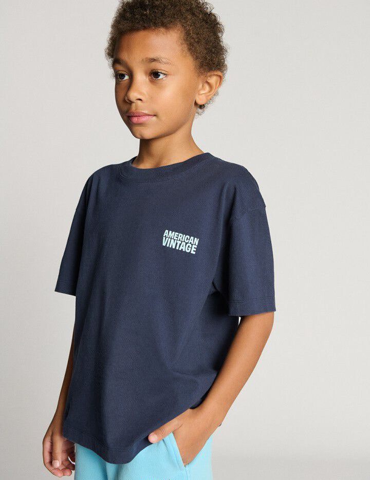 American Vintage T-shirt gixy navy