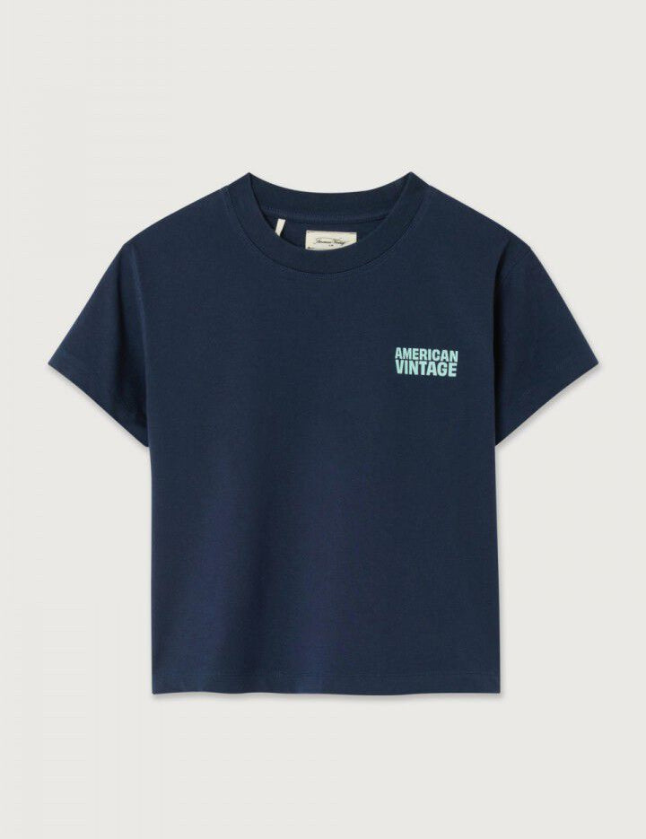 American Vintage T-shirt gixy navy