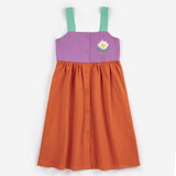 Bobo Choses | Pixel Daisy color block woven dress