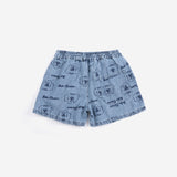 Bobo Choses | Pickles The Dog all over denim short