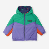 Bobo Choses | Jas | Stamp Bloom all over reversible anorak | Navy Blue