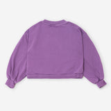Bobo Choses | Sweater | Bobo Choses Bolder cropped sweatshirt | Purple