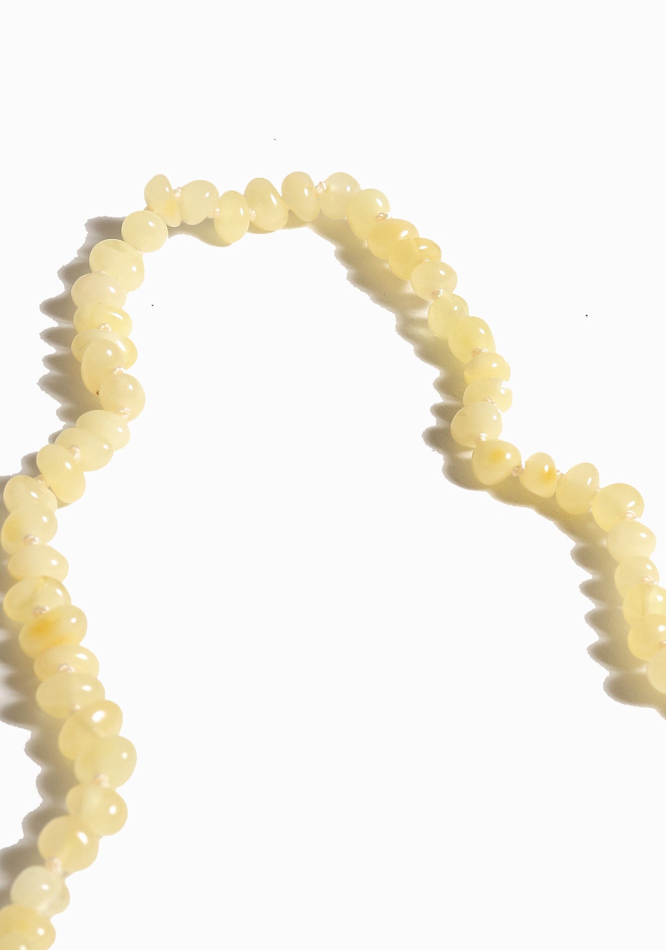 Barnsteen ketting kids 32 cm - Vanille