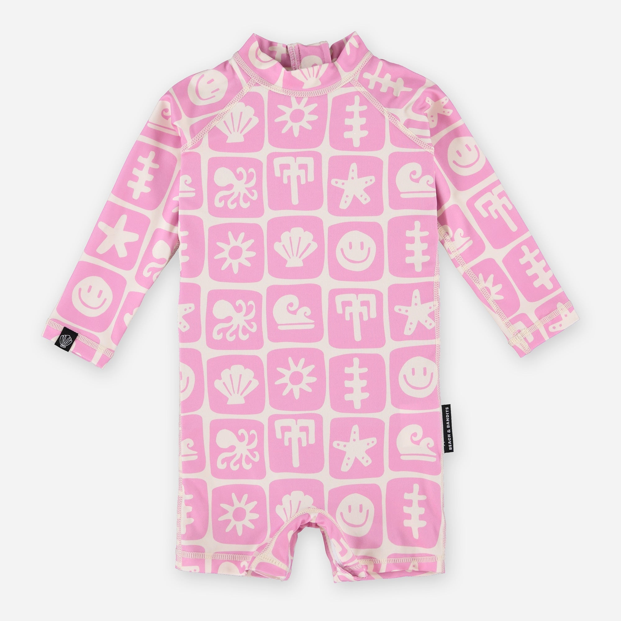 Beach & Bandits Sea smiley pink baby