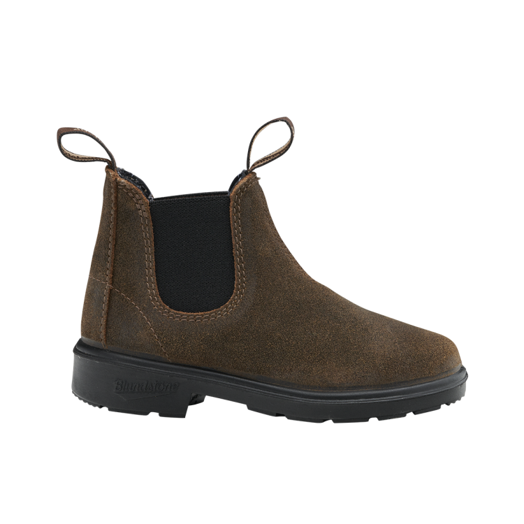Blundstone | Kids Waxed suede | Brown