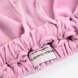 Bobo Choses | Broek | BC velvet jogging pants | Pink
