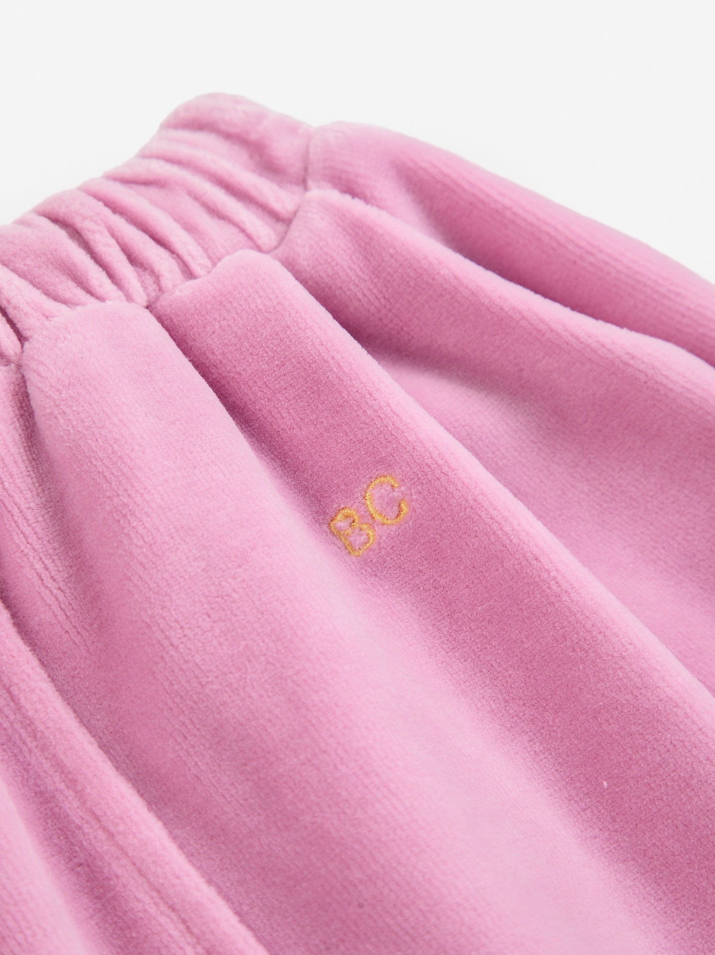 Bobo Choses | Broek | BC velvet jogging pants | Pink