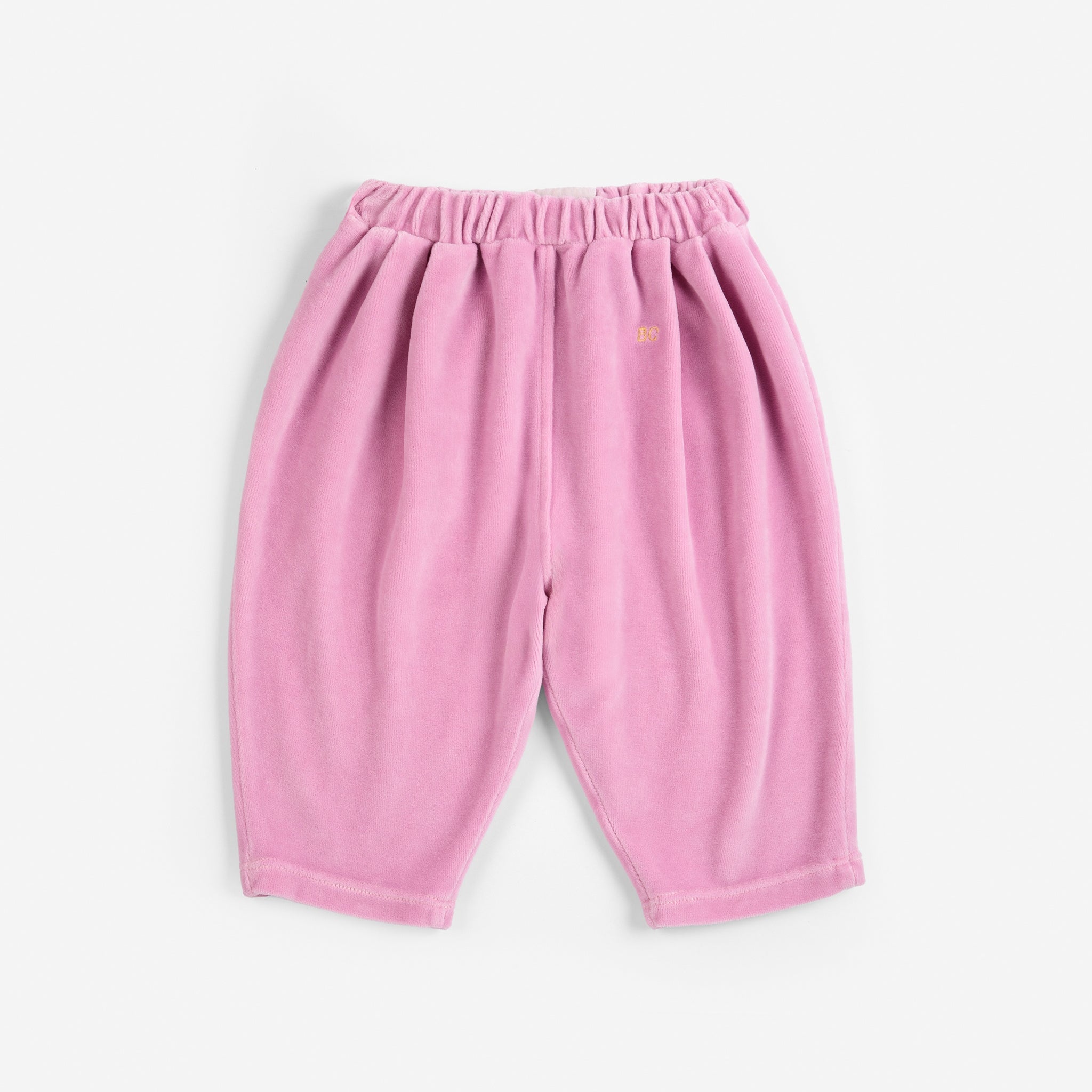 Bobo Choses | Broek | BC velvet jogging pants | Pink