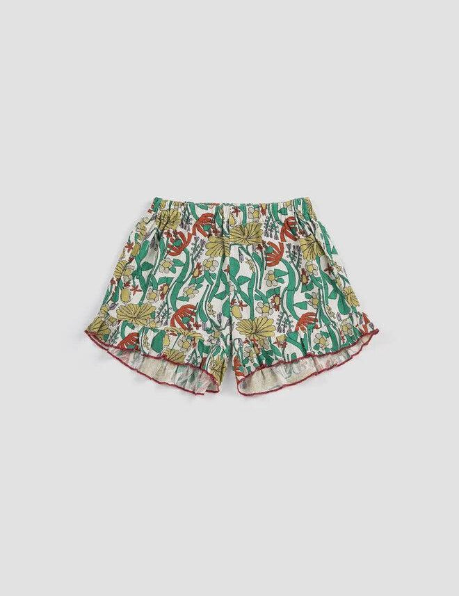 Bobo Choses | Color Herbalist all over woven shorts