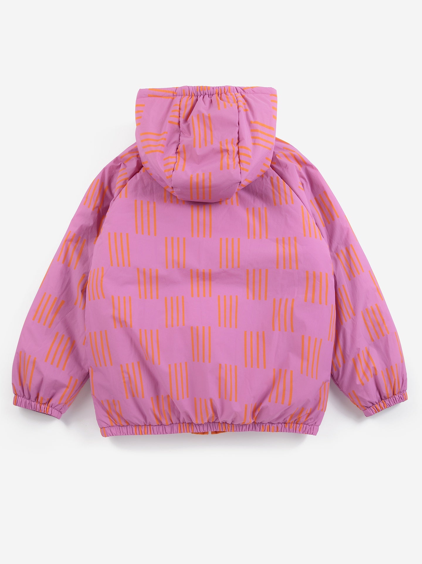 Bobo Choses | Jas | Almost Moiré all over reversible anorak | Fuchsia