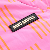 Bobo Choses | Jas | Almost Moiré all over reversible anorak | Fuchsia