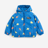 Bobo Choses | Jas | Mush Monster Duo all over reversible anorak | Blue