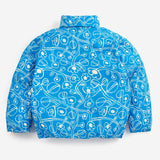 Bobo Choses | Jas | Sketchy Flowers All Over anorak | Blue