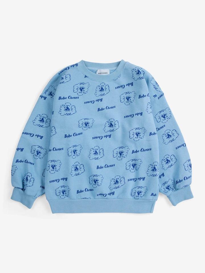 Bobo Choses | Pickles The Dog all over sweatshirt