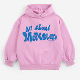 Bobo Choses | Sweater All About Monsters hoodie | Pink