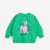 Bobo Choses | Sweater | Long Pinky Puff sweatshirt | Green