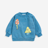 Bobo Choses | Sweater | Mush Monster Duo sweatshirt | Blue