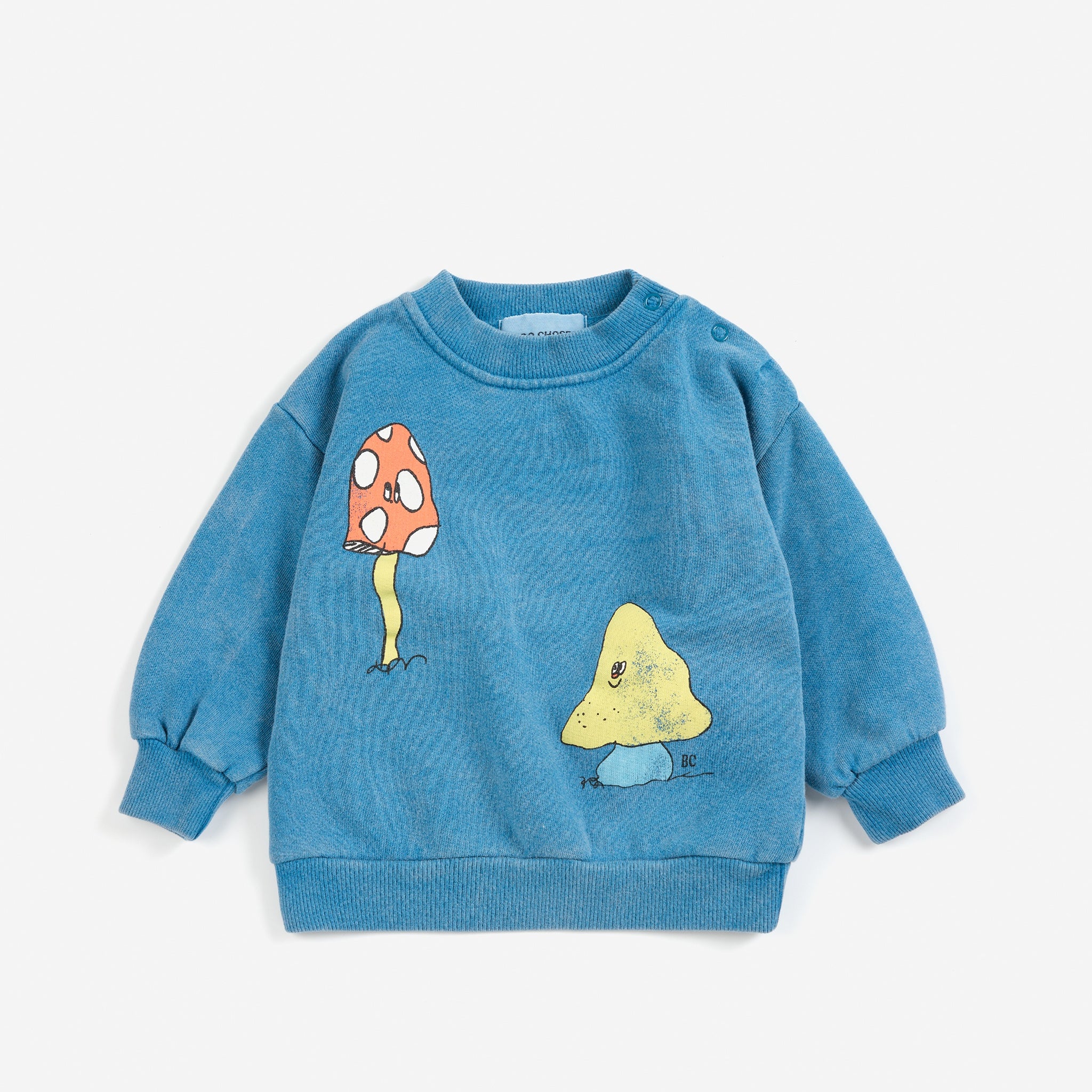 Bobo Choses | Sweater | Mush Monster Duo sweatshirt | Blue