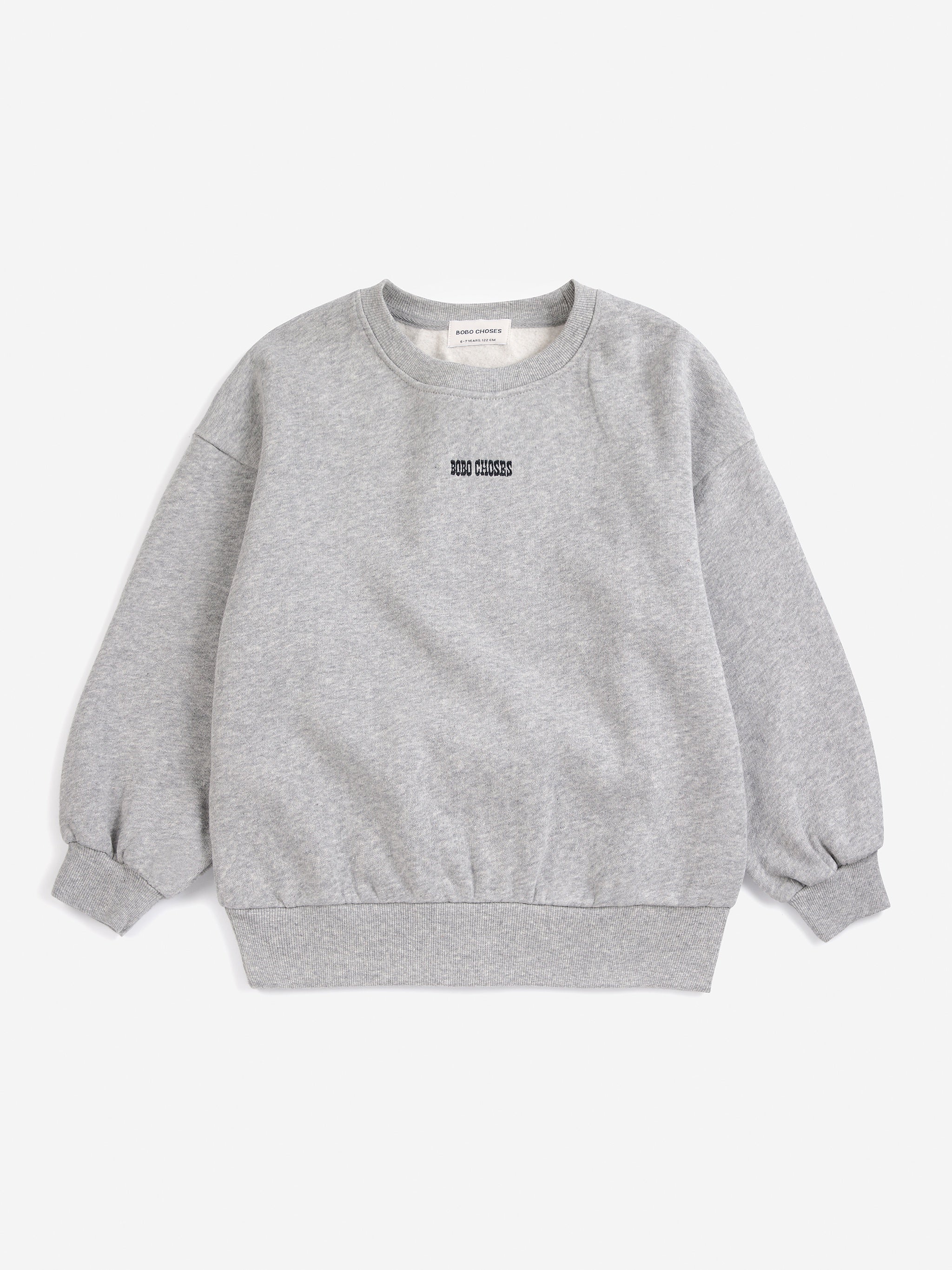Bobo Choses | Sweater | Mush Monster Duo sweatshirt | Light Heather Grey