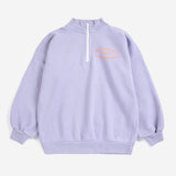 Bobo Choses | Sweater | Mystery BC half zipped sweatshirt | Lavender