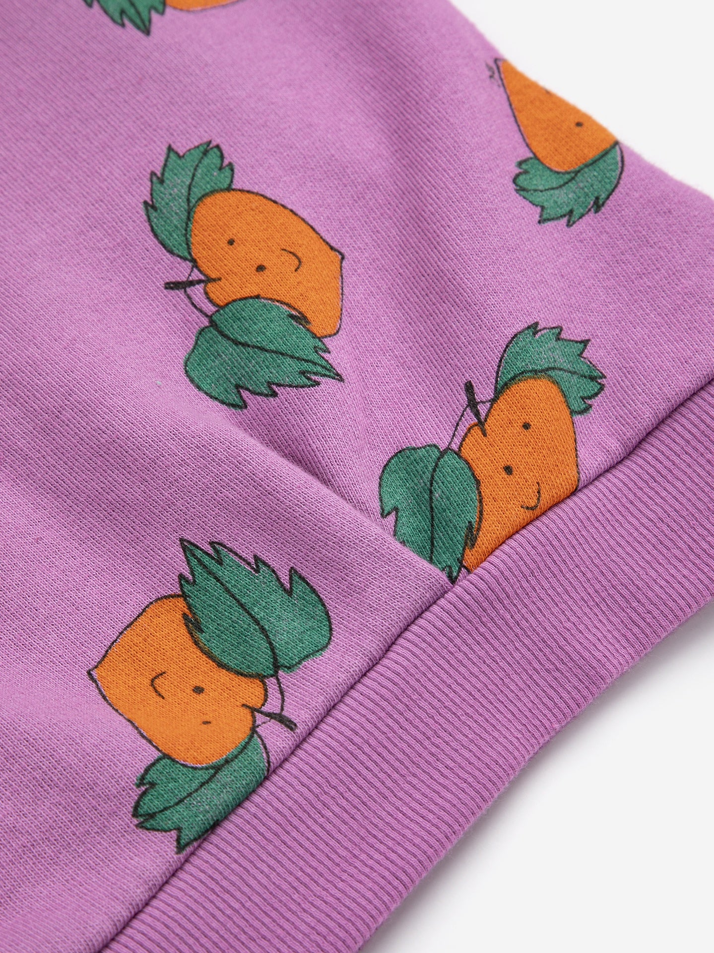 Bobo Choses |Tangerine all over cropped sweatshirt