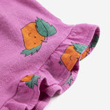 Bobo Choses | Tangerine all over ruffled shorts