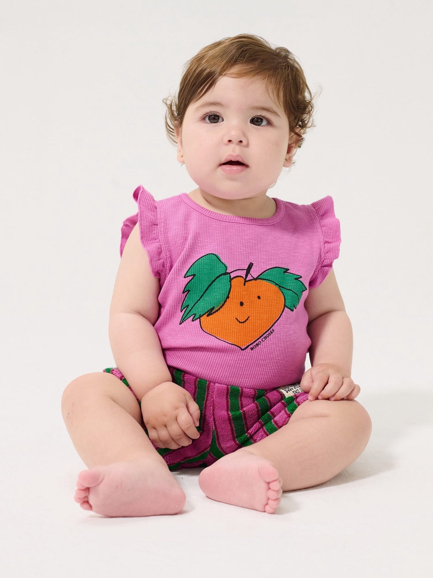 Bobo Choses | Tangerine ruffled body