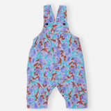 Bobo Choses | Tuinbroek Watercolor all over corduroy overall | Offwhite