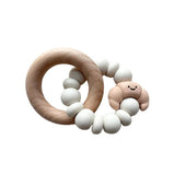 Chewies croissant linnen teether