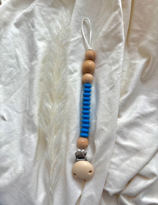 Chewies & more | Clip silicone beads - cornflower bleu