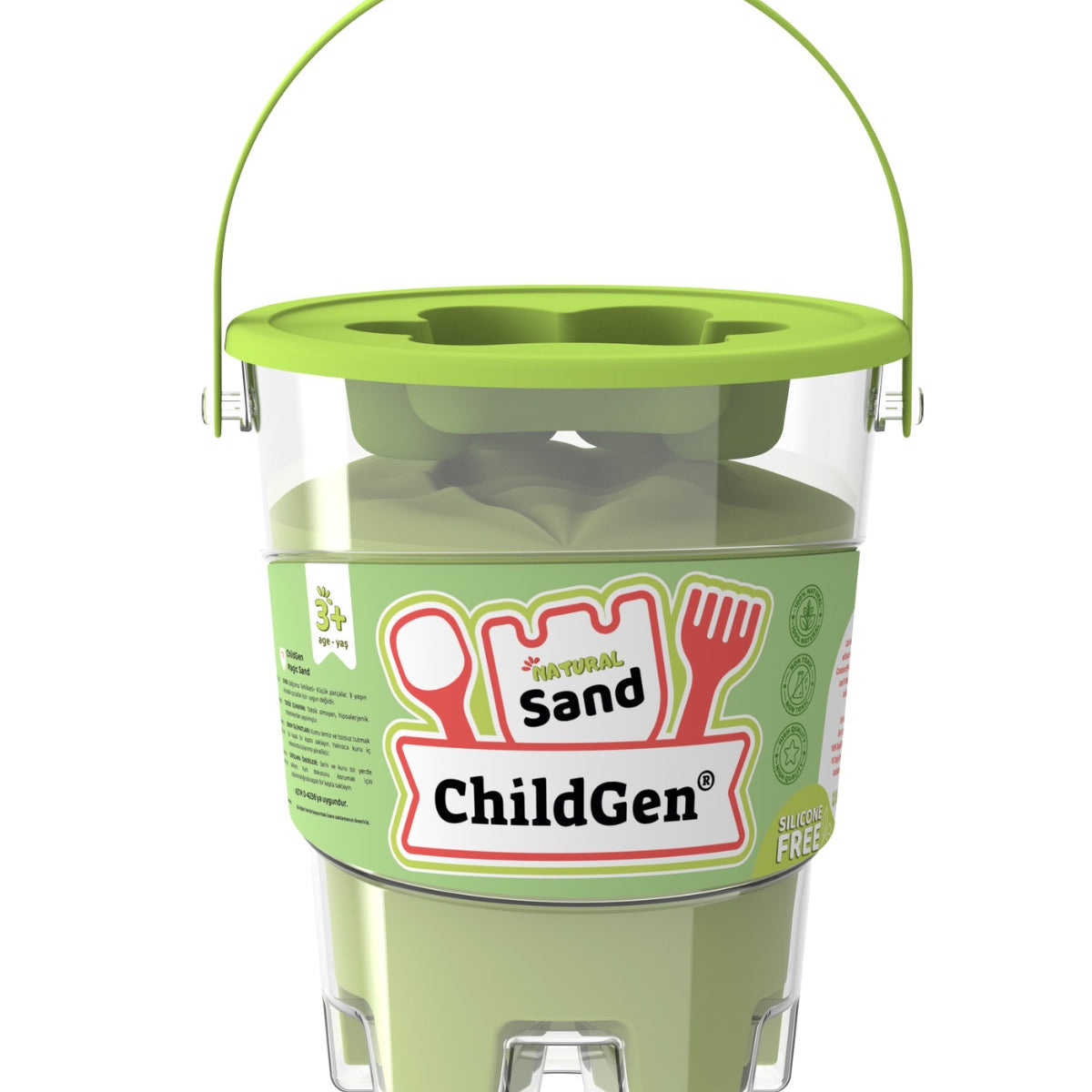 ChildGen| Magical sand 500gr | Groen